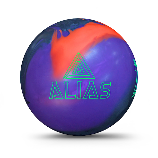 Track Alias Smoke/Purple/Orange Bowling Ball Korean Overseas OEM 01