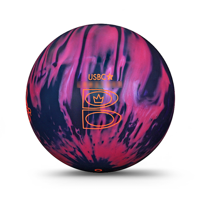 Brunswick Ultimate Defender Violet/Pink/Navy Bowling Ball Korean Overseas OEM 02