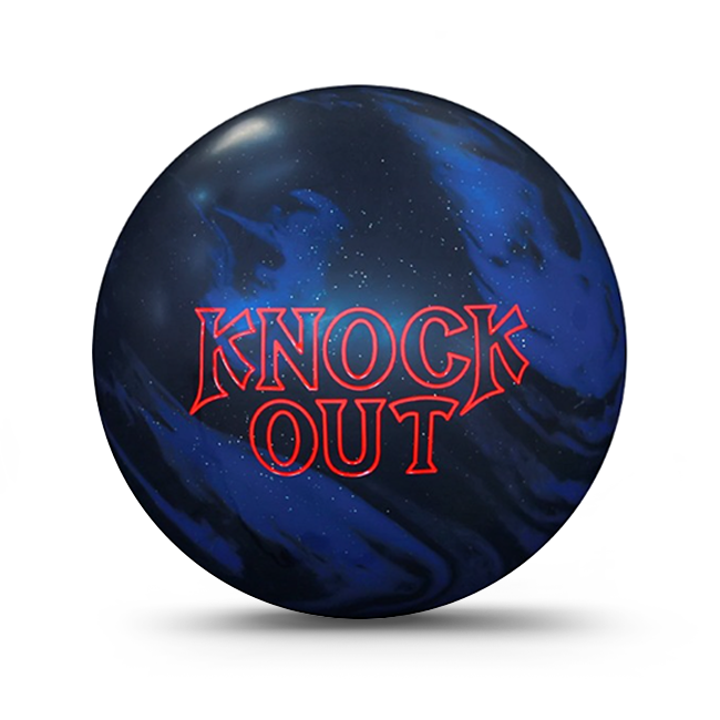 Brunswick Knock Out Black/Blue Bowling Ball Korean Overseas OEM 01