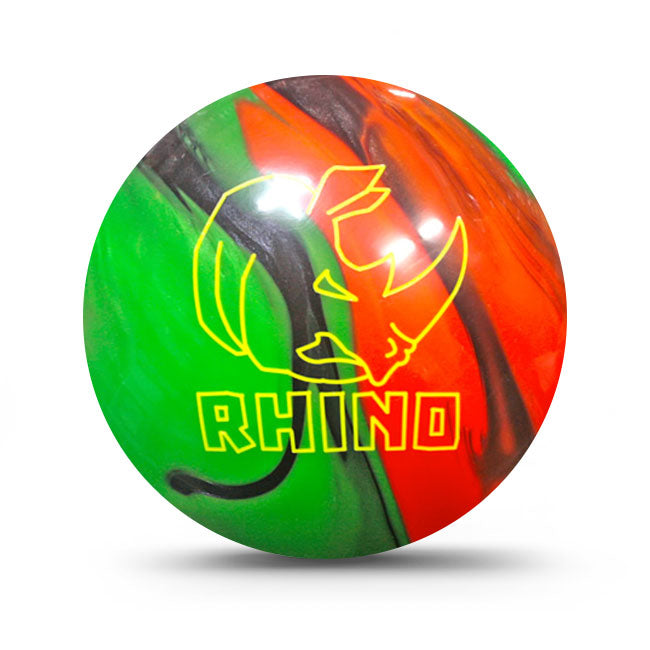 Brunswick Rhino Black Green Orange Bowling Ball Korean Overseas OEM