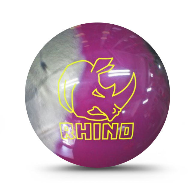 Brunswick Rhino Charcoal Silver Violet Bowling Ball Korean Overseas OEM