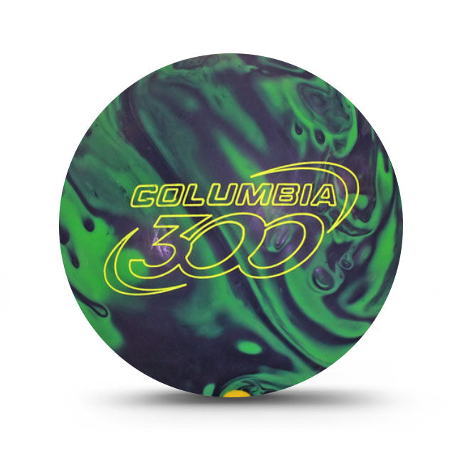 Columbia 300 Chaos Green Smoke Bowling Ball 2