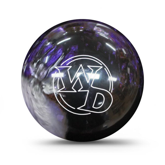 Columbia 300 White Dot Black Purple Silver Bowling Ball