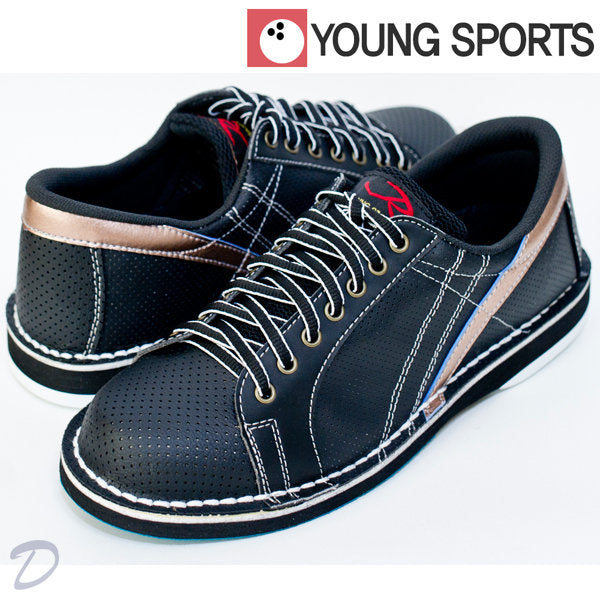 Young Sports Right Handed Bowling Shoes M390 Black