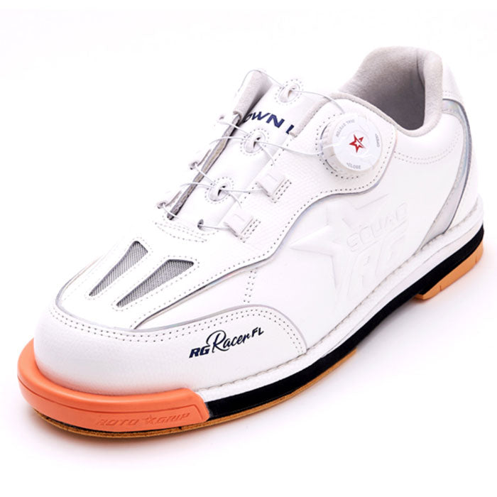 Roto Grip RG Racer FL Dial Bowling Shoes Leather White Color