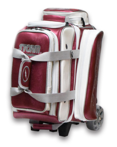 Signiture 2 Bowling Ball Roller Bag Srorm Rose Color Authentic