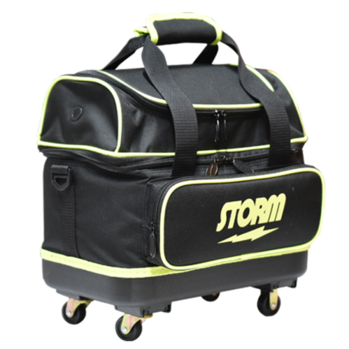 2024 1 Ball Caster Volt Storm Bowling Bag Black/Lime Color Authentic