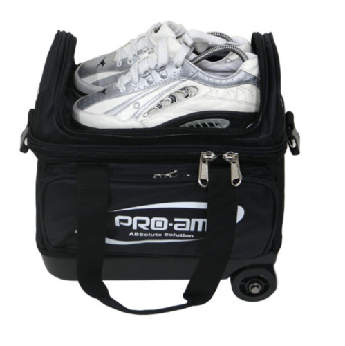 Premium 1 Bowling Ball Roller Bag ABS Blue/Black Color Authentic 4