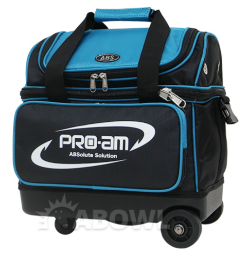 Premium 1 Bowling Ball Roller Bag ABS Blue/Black Color Authentic