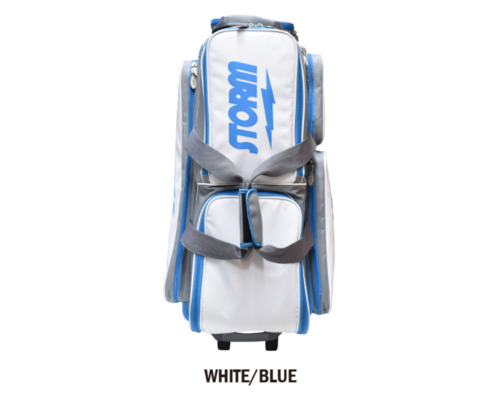 3 Bowling Ball Roller Bag Storm Volt White Blue Authentic