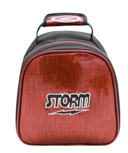 Deluxe 1 Bowling Ball Mini Bag Storm Red Authentic 2