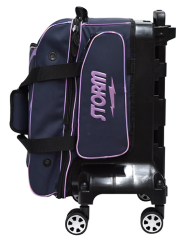 Premier 2 Bowling Ball Roller Bag Storm Navy/Purple Hologram Authentic 4