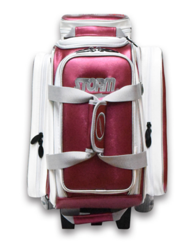 Signiture 2 Bowling Ball Roller Bag Srorm Rose Color Authentic 2