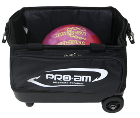 Premium 1 Bowling Ball Roller Bag ABS Blue/Black Color Authentic 5