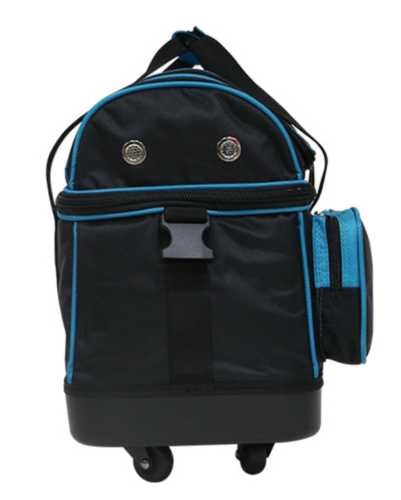 Premium 1 Bowling Ball Roller Bag ABS Blue/Black Color Authentic 2